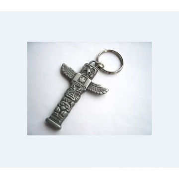 Irregular Shape Key Ring with Eagle Image (GZHY-KA-027)